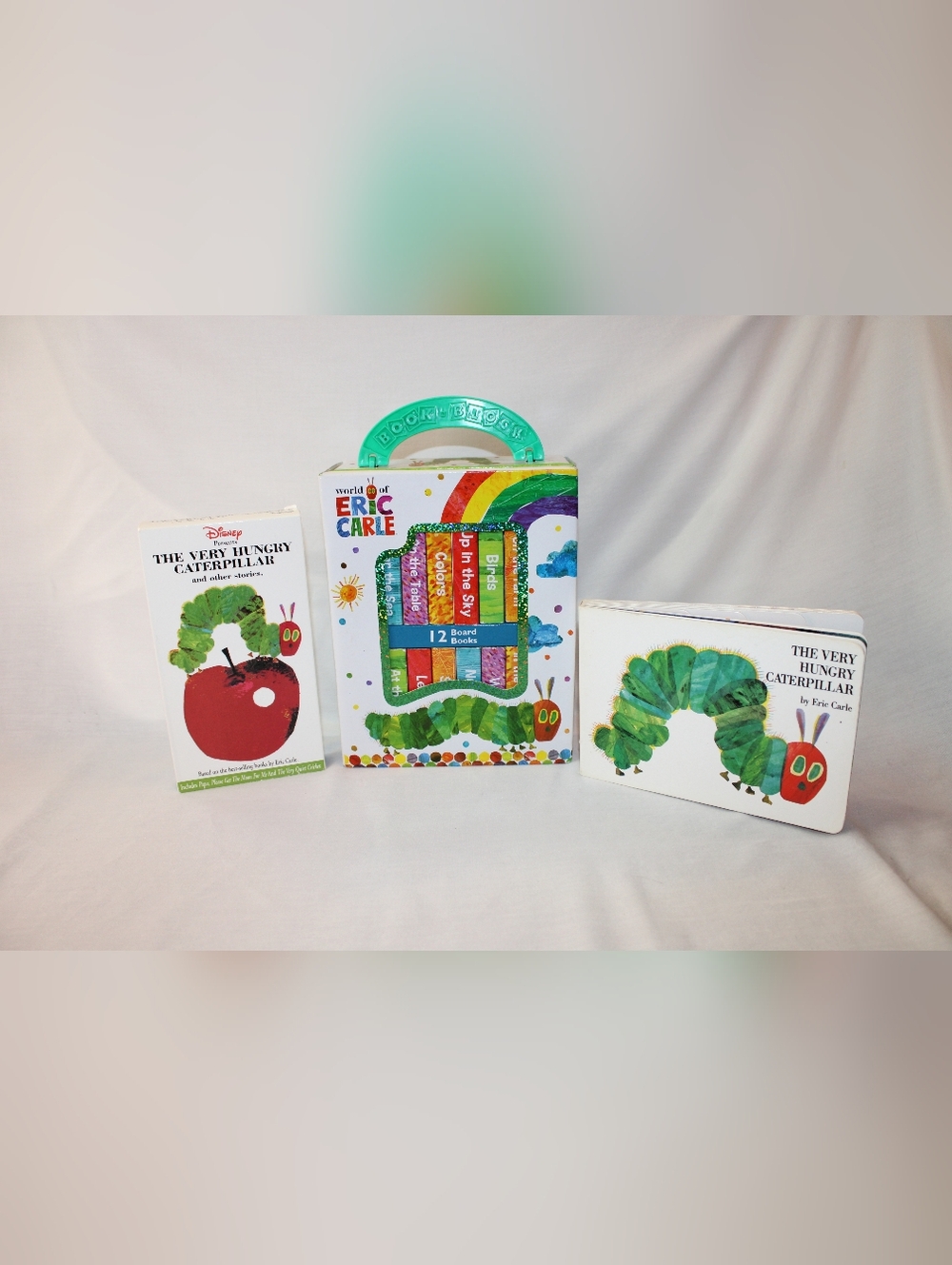 Eric Carle Board Book And VHS Bundle